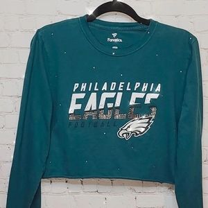 Philadelphia Eagles Crop Tee